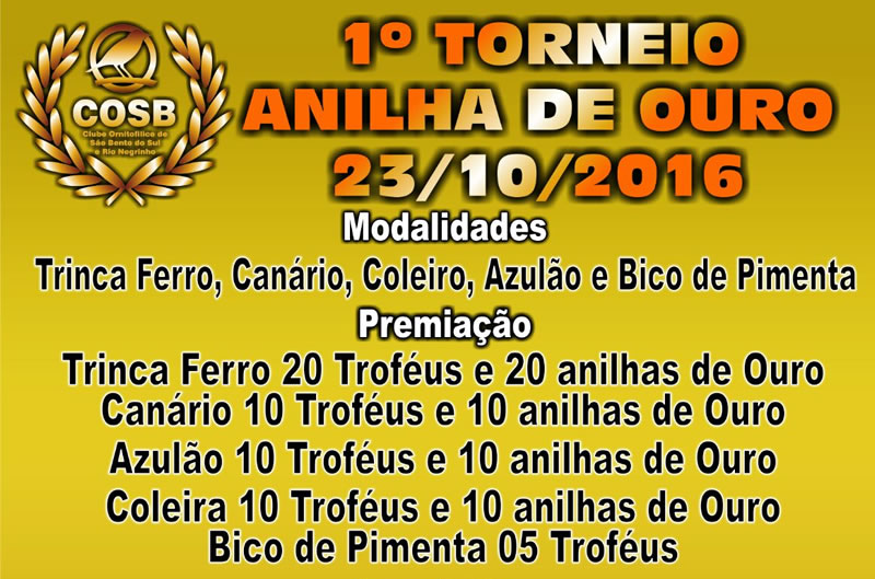 Cosb Clube Ornitofílico de São Bento do Sul